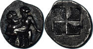 Drachm Coin, Islands off Thrace, Thasos, Silver -