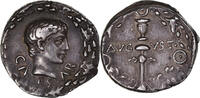 Denarius 17 BC Uncertain mint  Auguste, Uncertain Mint, Silber, NGC, S+, RIC:I-540 