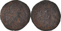 Follis Coin, Gratian, Antioch, Bronze -