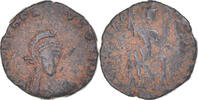 Follis Coin, Honorius, Bronze -