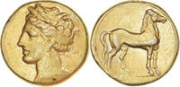 Stater Zeugitana, Carthage, Electrum -