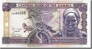 50 Dalasis 2001 Gambia Geldschein, KM:23a, UNZ UNZ