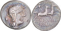 Denarius Coin, Opimia, Rome, Silver, Crawford:253/1 -
