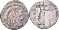 Denarius Procilia, Rome, Silver, Crawford:379/1 -