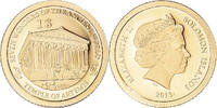Solomon Islands Dollar Coin, Elizabeth II, Le temple d'Artémis -