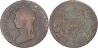 France 5 Centimes Coin, Dupré, Orléans, Copper, Gadoury:126 -