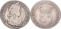 France 1/12 Ecu à la mèche longue Coin, Louis XIV, Limoges -