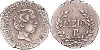 Portuguese India 1/2 pardau Coin, INDIA-PORTUGUESE, Pedro V, Goa, Silver -