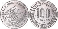 Gabon 100 Francs Coin, Paris, ESSAI, Nickel, KM:E3 -