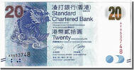 Hong Kong 20 Dollars Banknote, KM:297a -