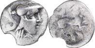Denier Coin, Aulerci Cenomani, Le Mans, Silver -