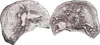 Denier Coin, Aulerci Cenomani, Le Mans, Silver -