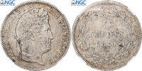 France 5 Francs Louis-Philippe I, Bayonne, Silver, NGC -