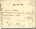 France 20 Francs Banknote -