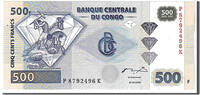 Congo Democratic Republic 500 Francs Banknote, KM:96a -