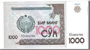 1000 Sum 2001 Uzbekistan Geldschein, KM:82, UNZ UNZ