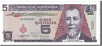 Guatemala 5 Quetzales Banknote, KM:74b -