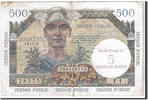 France 5 Nouveaux Francs on 500 Francs Banknote, 1955-1963 Treasury -