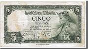 Spain 5 Pesetas Banknote -