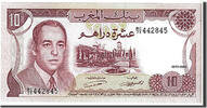 Morocco 10 Dirhams Banknote, KM:57a -