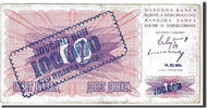 Bosnia - Herzegovina 100,000 Dinara Banknote -