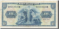 GERMANY - FEDERAL REPUBLIC 10 Deutsche Mark Banknote, KM:16a -