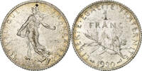 France Franc Semeuse, Paris, Silver, KM:844.1, Gadoury:467 -