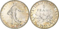 France Franc Semeuse, Paris, Silver, KM:844.1, Gadoury:467 -