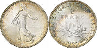 France Franc Semeuse, Paris, Silver, KM:844.1, Gadoury:467 -
