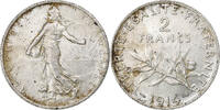 France 2 Francs Semeuse, Paris, Silver, KM:845.1, Gadoury:532 -