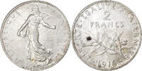 France 2 Francs Semeuse, Paris, Silver, KM:845.1, Gadoury:532 -
