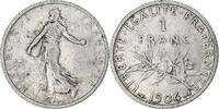 France Franc Semeuse, Paris, Silver, Gadoury:467, KM:844.1 -