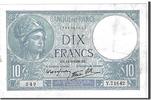France 10 Francs Banknote, 10 F 1916-1942 ''Minerve'' -