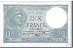 France 10 Francs Banknote, 10 F 1916-1942 ''Minerve'' -