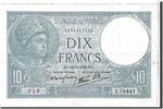 France 10 Francs Banknote, 10 F 1916-1942 ''Minerve'' -