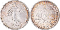 France Franc Coin, Semeuse, Paris, Silver, KM:844.1 -