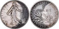 France Franc Coin, Semeuse, Paris, Silver, Gadoury:467 -