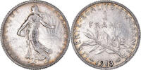 France Franc Coin, Semeuse, Paris, Silver, KM:844.1 -