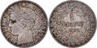 France Franc Coin, Cérès, Paris, Silver, KM:822.1 -