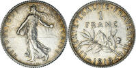 France Franc Coin, Semeuse, Paris, Silver, KM:844.1 -