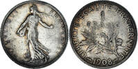 France Franc Coin, Semeuse, Silver, Gadoury:467 -