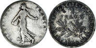 France Franc Coin, Semeuse, Paris, Silver, KM:844.1, Le -