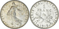 France Franc Coin, Semeuse, Paris, Silver, KM:844.1 -