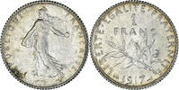 France Franc Coin, Semeuse, Paris, Silver, KM:844.1 -