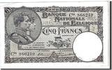 Belgium 5 Francs Banknote, KM:93 -
