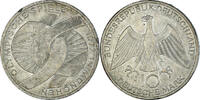 GERMANY - FEDERAL REPUBLIC 10 Mark Coin, Hamburg, BE, Silver -