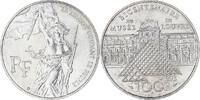 France 100 Francs Coin, Liberté guidant le peuple, Paris -