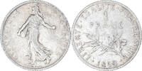 France Franc Coin, Semeuse, Paris, Silver, KM:844.1 -