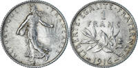 France Franc Coin, Semeuse, Paris, Silver, KM:844.1 -
