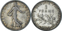 France Franc Semeuse, Paris, Silver, KM:844.1 -